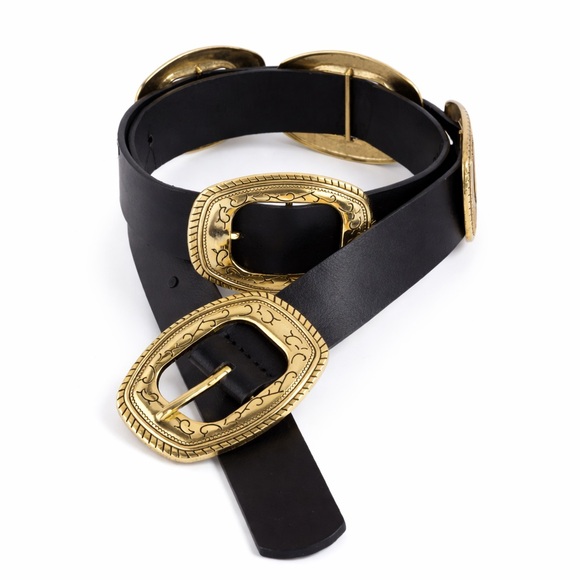 Private Label Accessories - Western Concho Vegan Belt